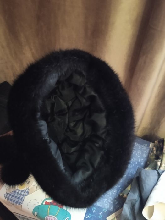 Норковая шапка новая