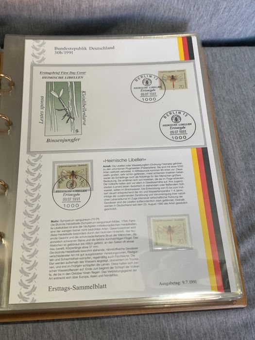 луксозен класьор, Първи ден колекция