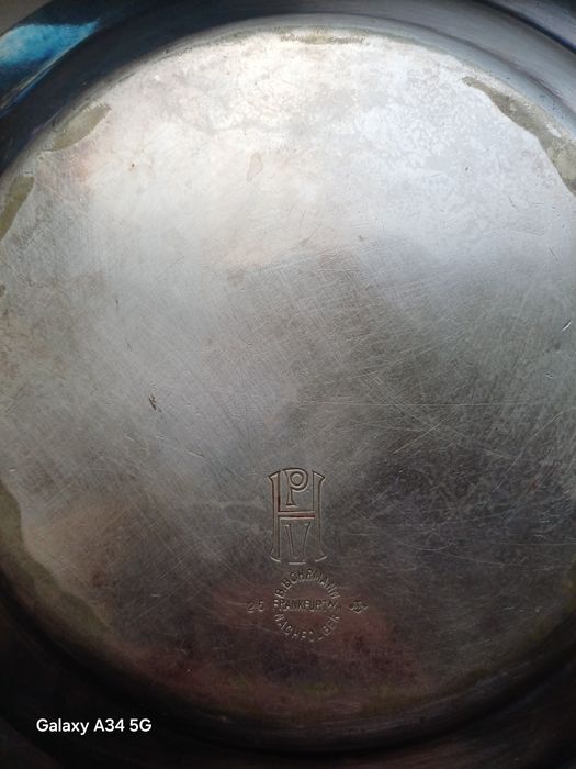 Farfurie metalica veche