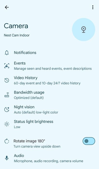 Camera de supraveghere Google Nest Cam Indoor