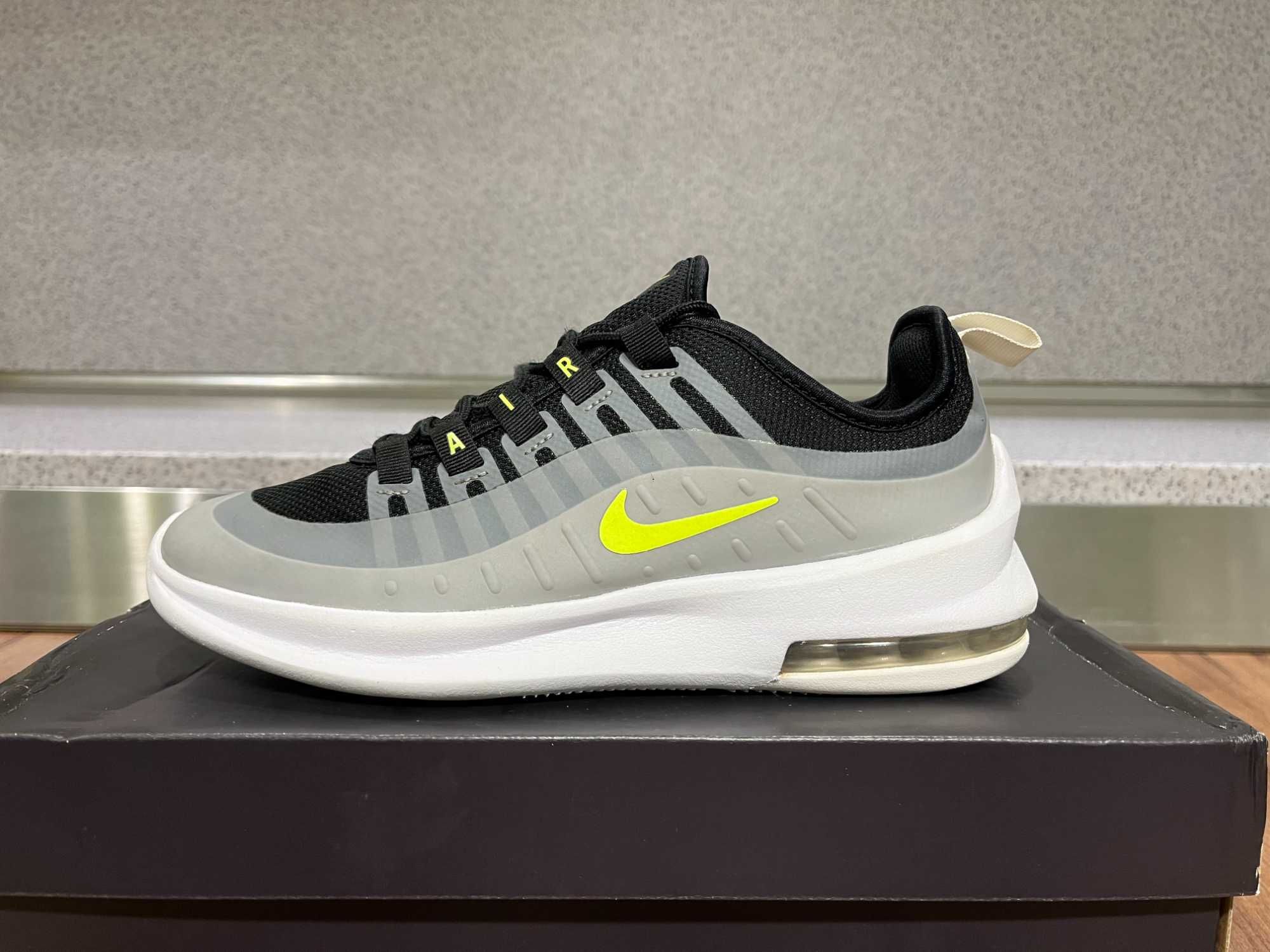 Nike air max axis black volt wolf grey sale