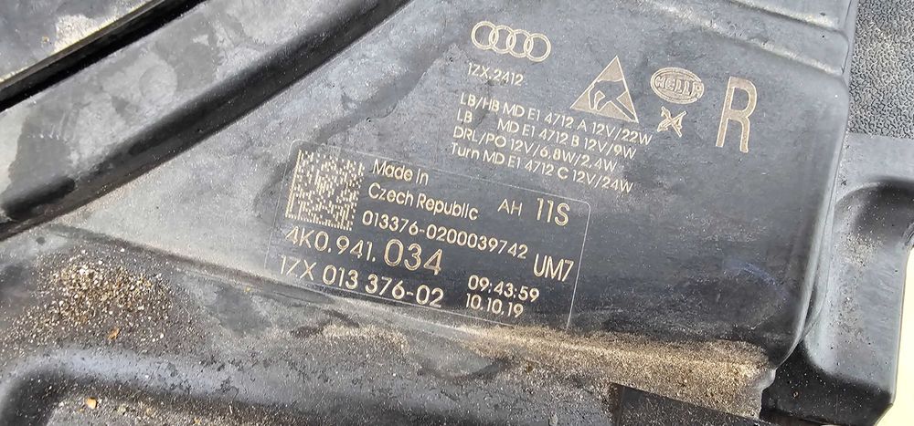 Far dreapta Led AUDI A6 C8 4K 2019 2020 2021 2022