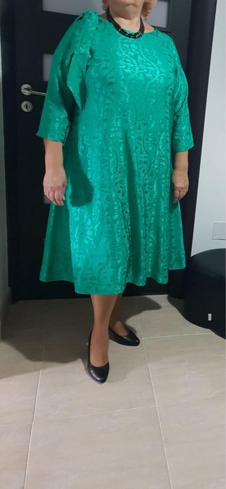 Rochie eleganta de culoare verde