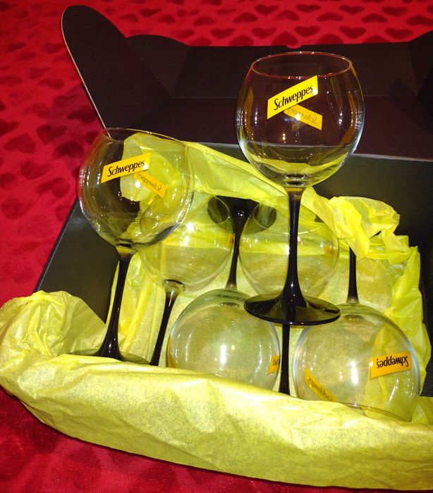 Комплект 6 чаши Швепс