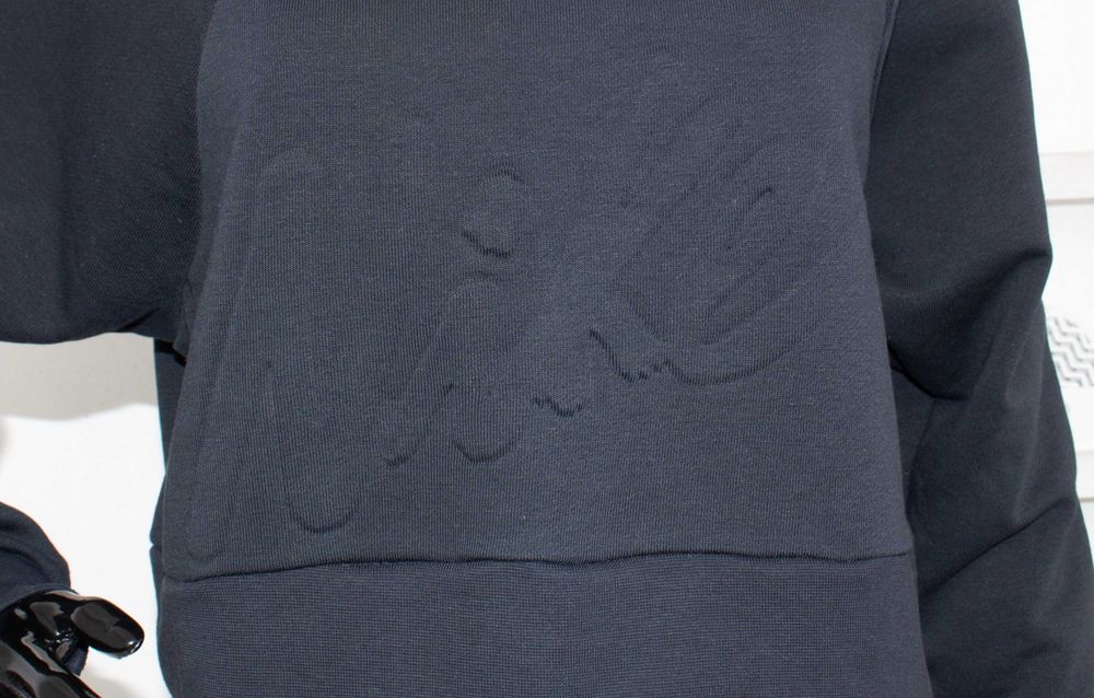 Nike оригинален дамски суичър черен пуловер с релефно лого S