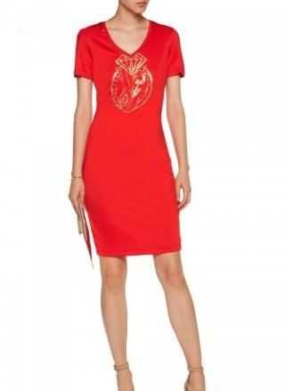 златен потник ZARA,ТенискаVersace Jeans Couture, рокля Versace Jeans