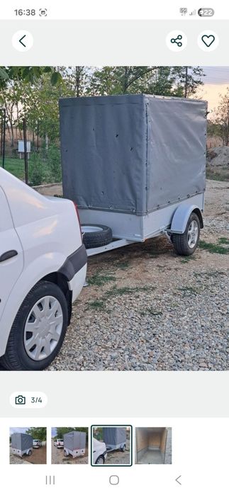 Platforma 2 axe / Remorca 750 kg / INCHIRIEZ