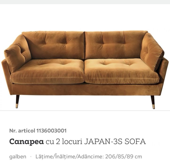 Vand urgent canapea+fotoliu masaj(covor cadou)