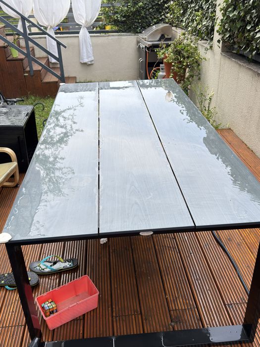 Masa gradina  Jysk Sonnerup 100 cm / 215 gri
