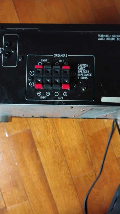 Amplituner 4x20W sau 2X40 W JVC RX206 pe 8 ohmi cu telecomanda