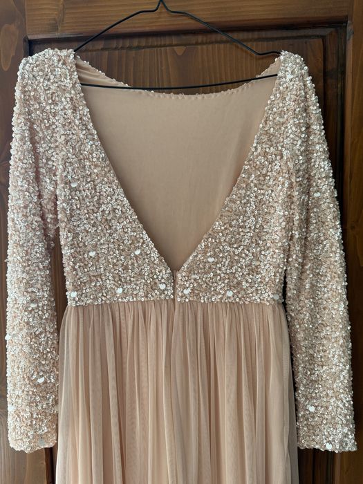 Rochie de ocazie cu paiete roz