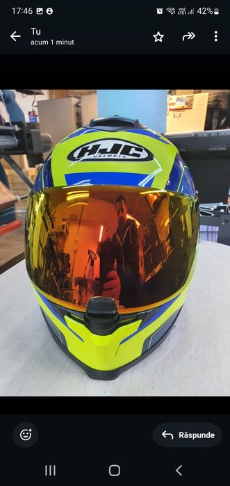 Casca HJC cu doua viziere