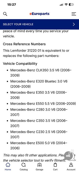 Тампони двигател Мерцедес LEMFöRDER 25402 01