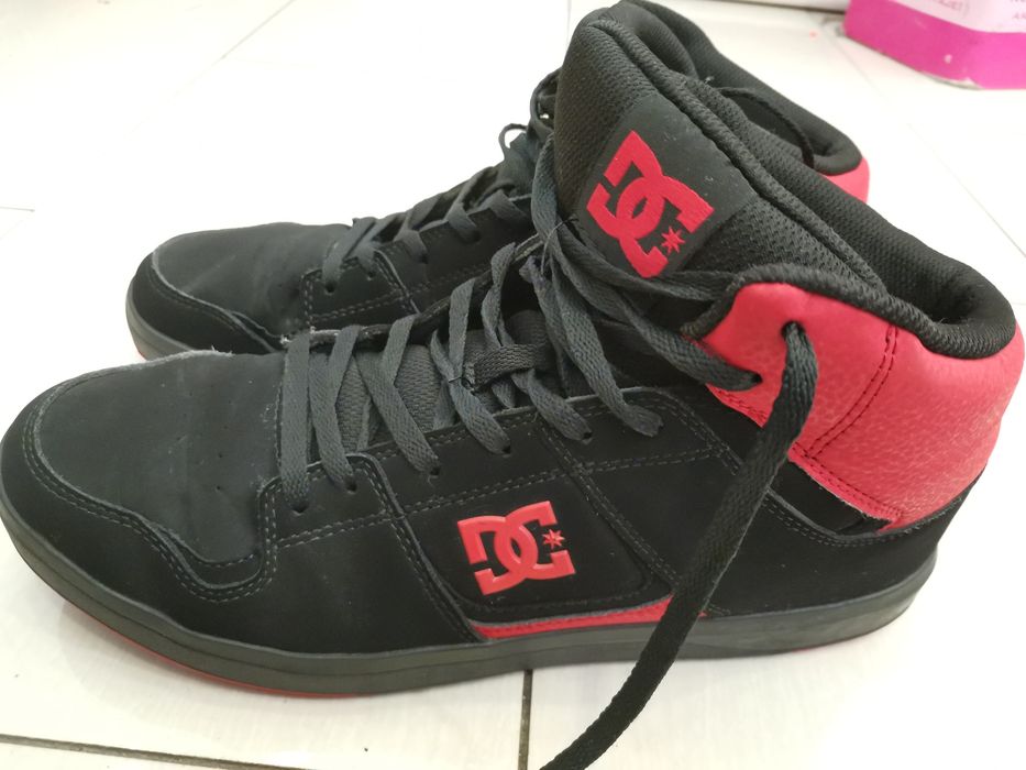 Ghete piele  DC Cure Hight-Top, aproape noi