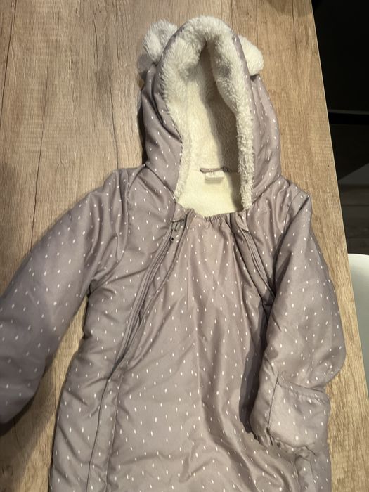 Costum salopeta vătuită bebe H&M  mărimea 68