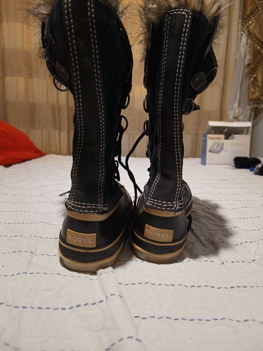 Cizme sorel piele îmblănite 39