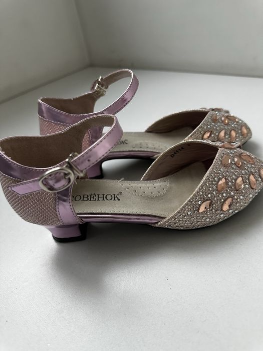 Нарядные туфельки для девочки, размер 30–31