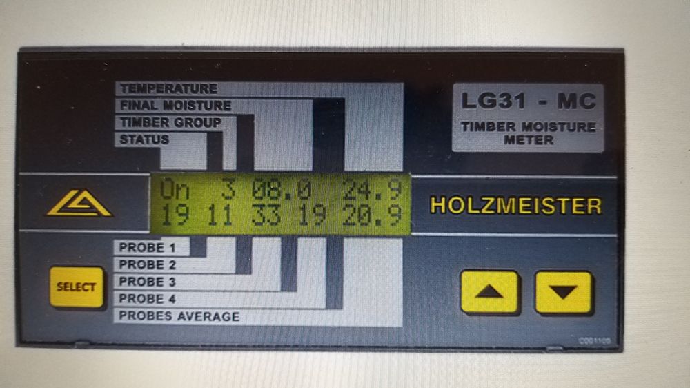 Umidometru sonde lemn si temperatura uscator lemn
