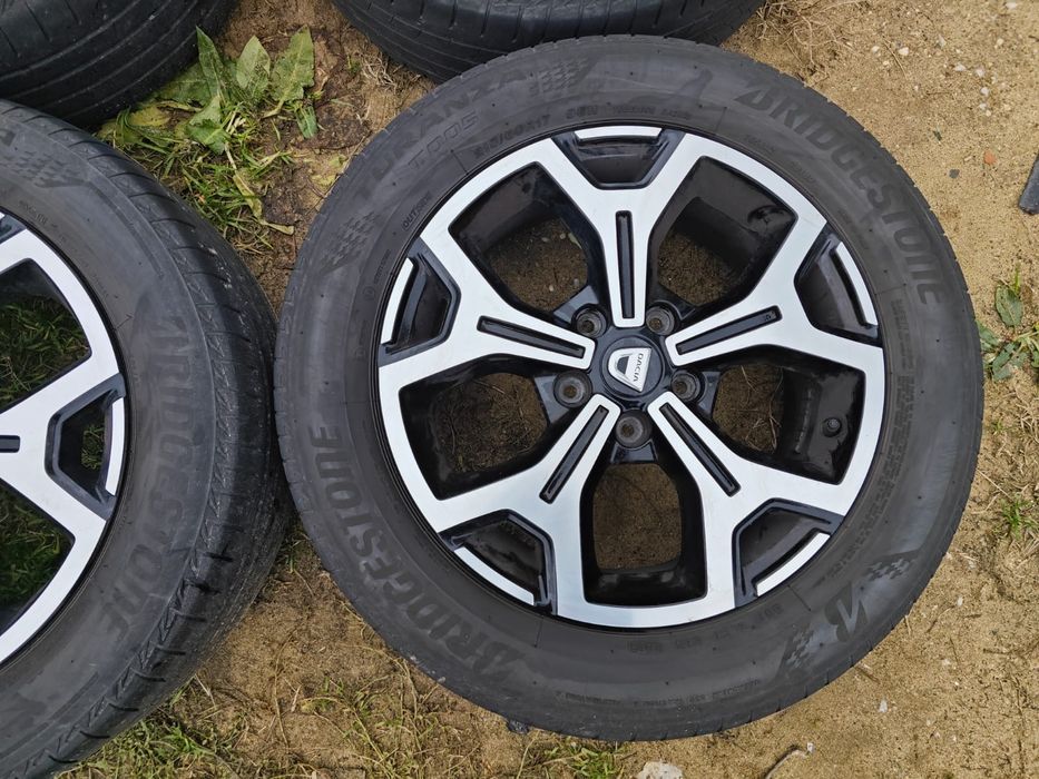 4x Jante Originale din Aluminiu de Dacia Duster pe 17" Negre