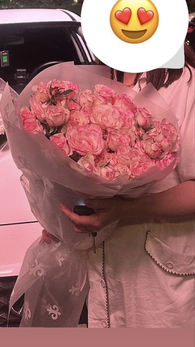 Свежие цветы,букет  90см