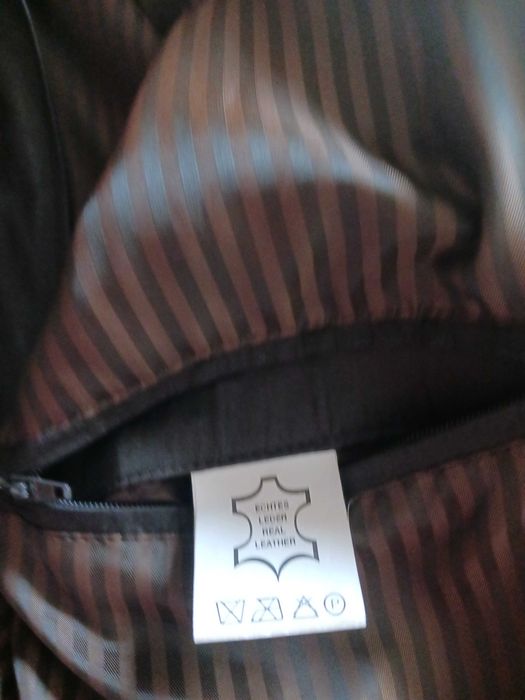 Мъжко яке естествена кожа