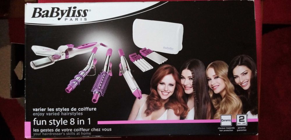 BaByliss ondulator de par 8 in 1, set