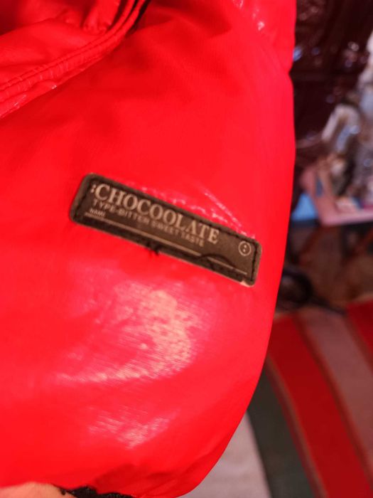 Vestă cu două fețe cu puf - Chocoolate USA