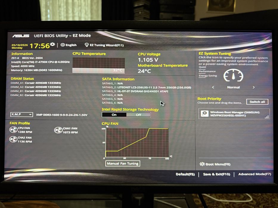 Vand Calculator intel I7