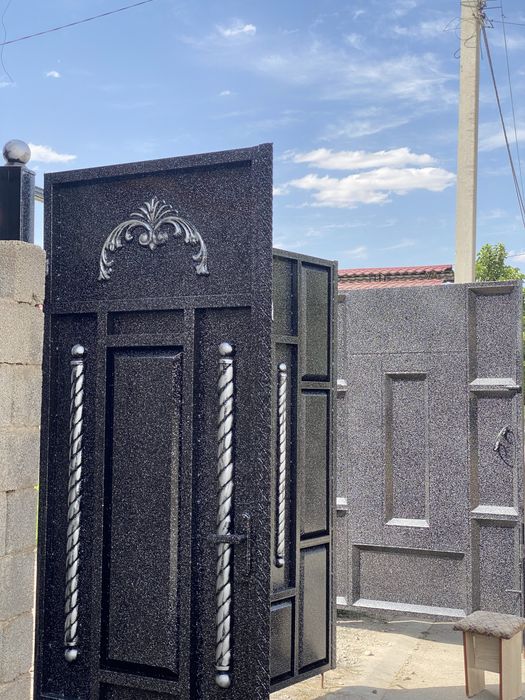 Покраска ворот и полностью дом