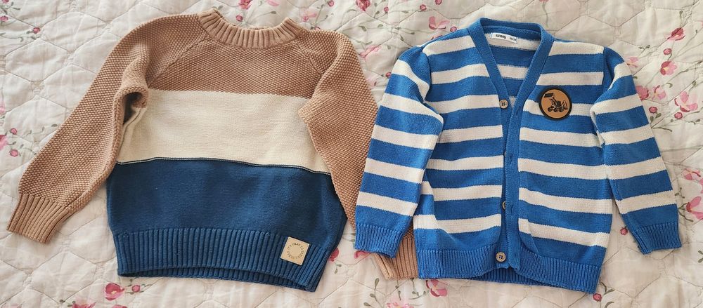 Pulover + cardigan bumbac (copii)