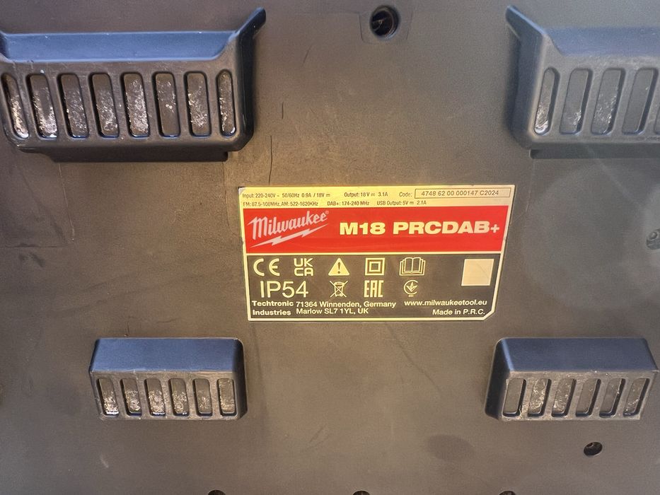 Vand radio santier Milwaukee M18PRCDAB+ model 2024