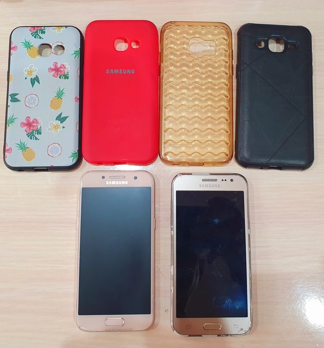 Телефоны Samsung A 3 и J 2