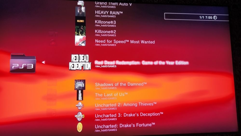 Прошитая PS3 Slim (SSD 512GB) • 18+ игр • ПО 4.80