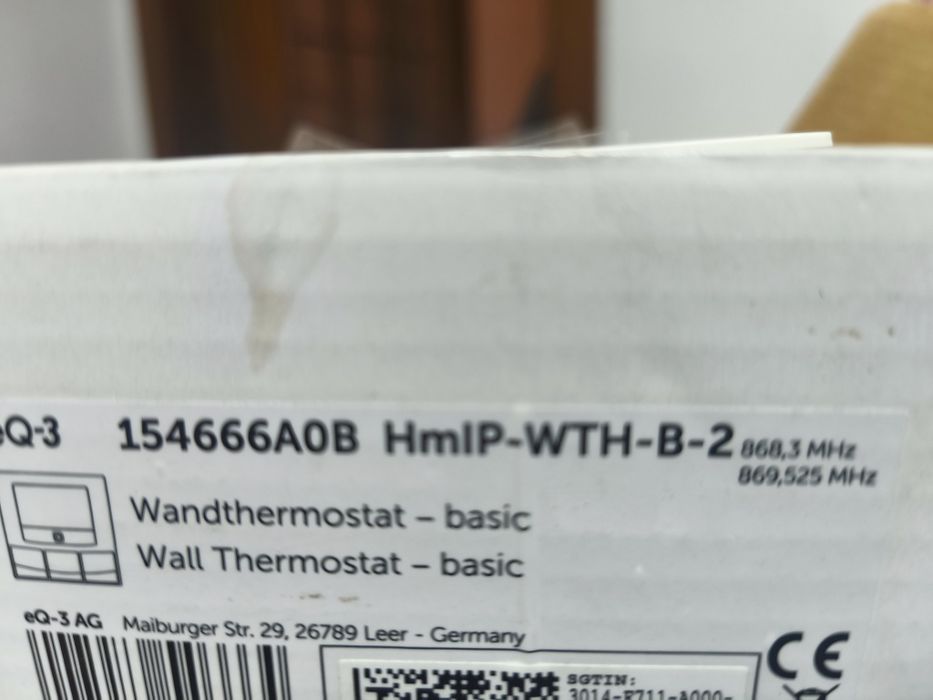 Panou termostat pardoseală Honeiwell, homematic Dimplex