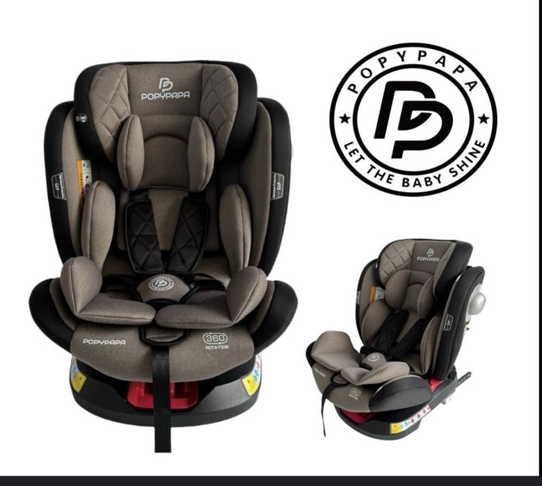Детское Автокресло POPYPAPA 4 поколение, 360°