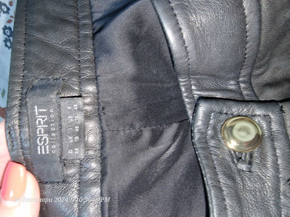 Нов кожен панталон esprit Хл рр