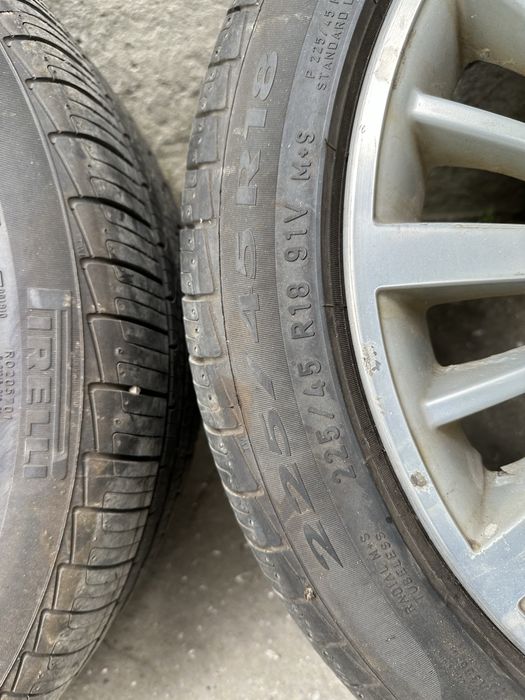 Джанти с гуми 5x120 r18 ОЕМ свалени от BMW F30 LUXURY