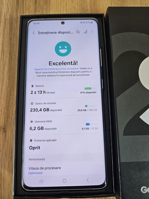 Samsung Galaxy S21 Ultra, 256GB, 12GB RAM, Dual sim,5G, Phantom Silver