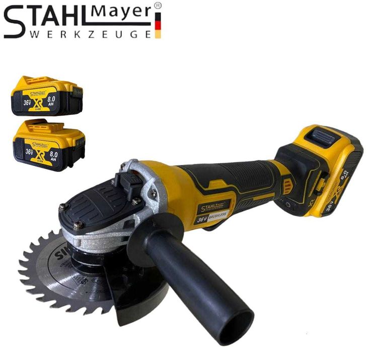 Акумулаторен Ъглошлайф 36V 8,0AH 125mm