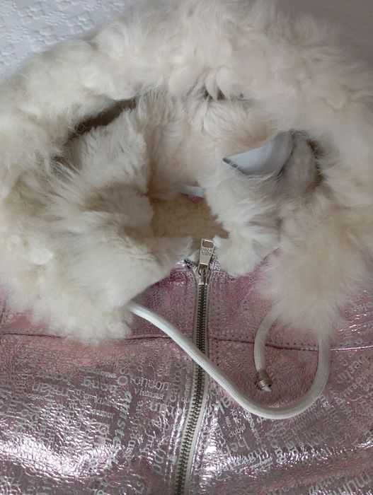 Детско палто естествена кожа