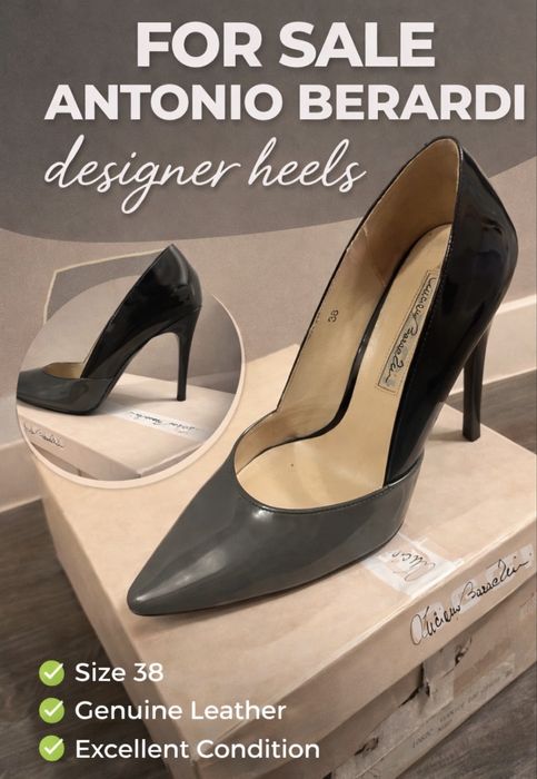 Туфли кожанные - лак