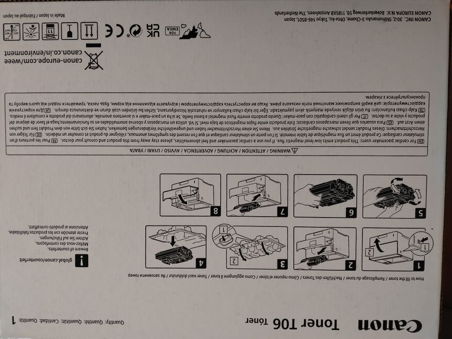 Toner imprimanta Canon T06