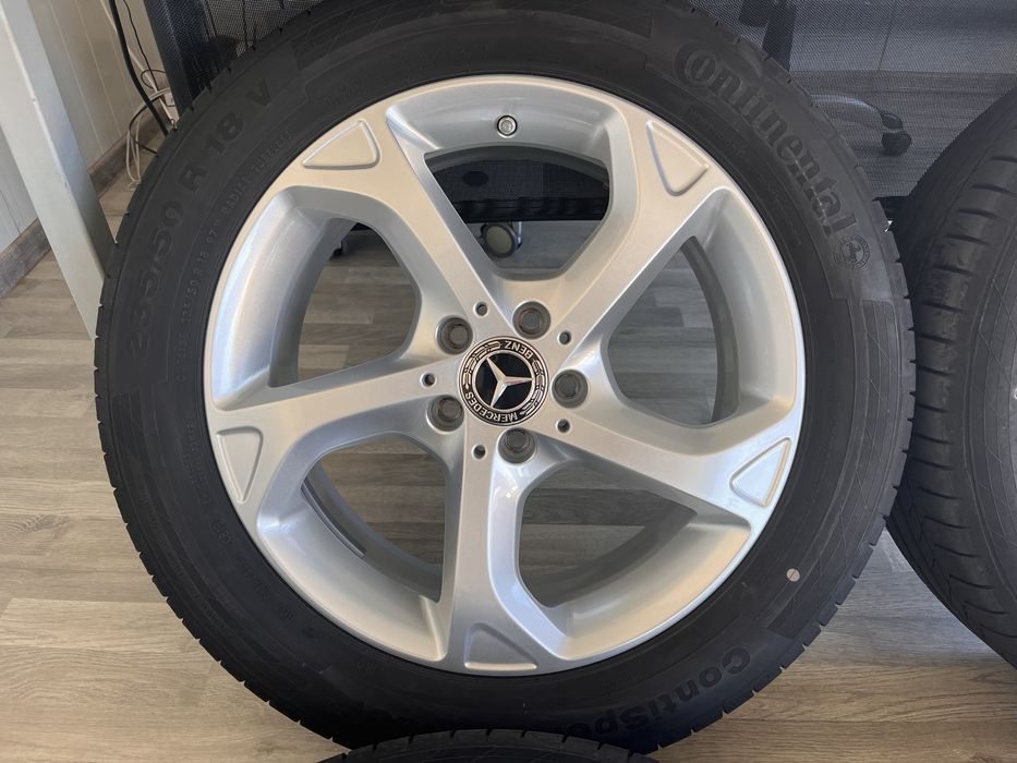 Оригинални джанти 18 цола 5х112 за Мерцедес с летни гуми 235/50/18