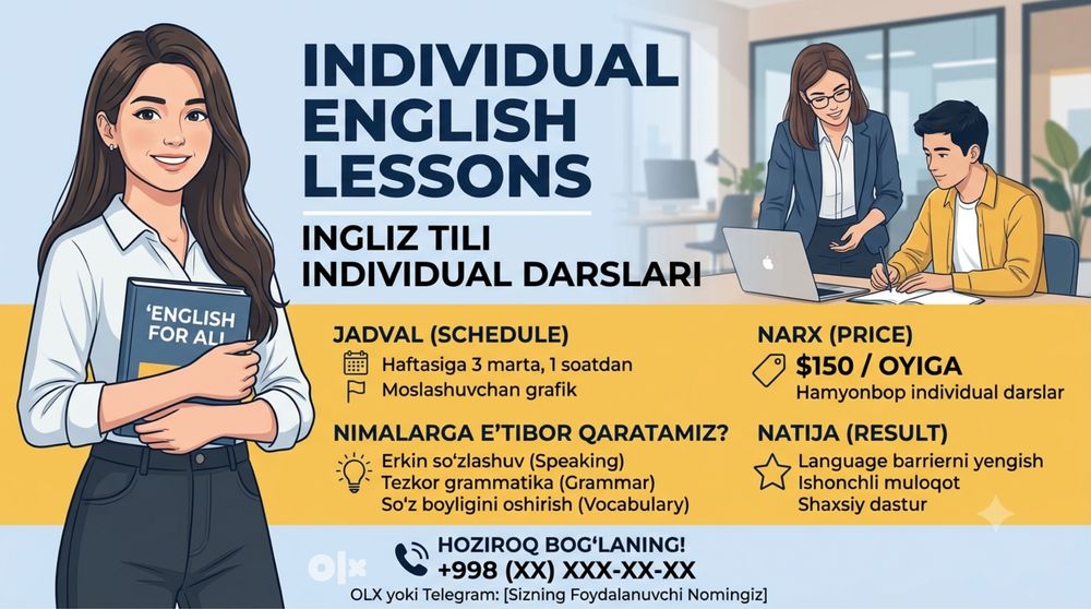 INGLIZ TILI repetitor