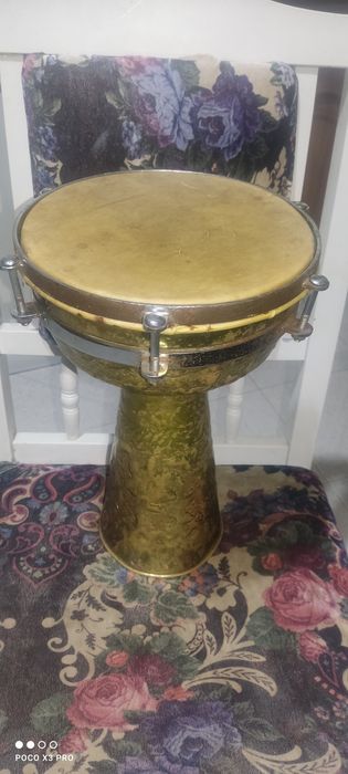 Антична стара бронзова тарамбука ; таранбука ; дарбука