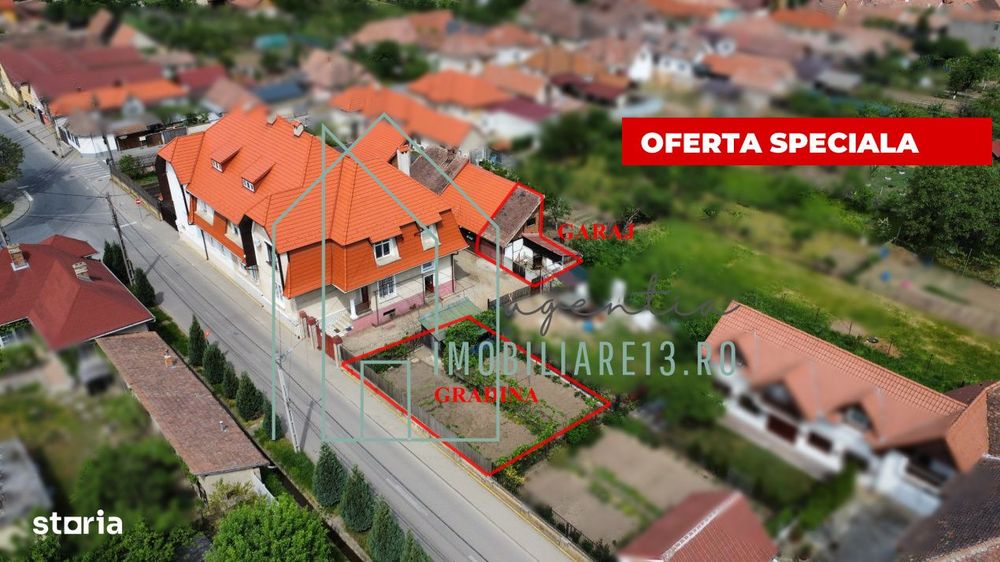 De vanzare apartament la Vila Saseasca, 3 camere, garaj si 491mp teren