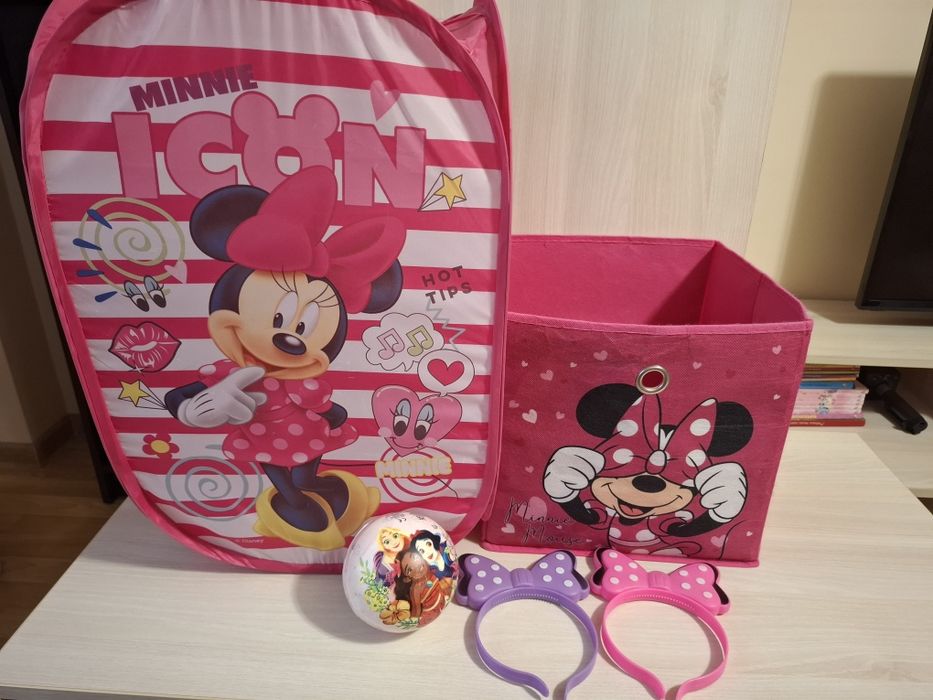 Lot 2 cutii / cosuri depozitare jucarii