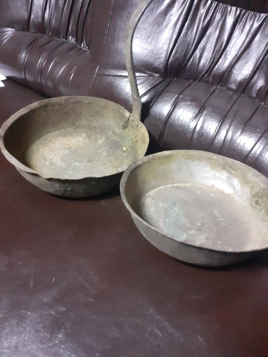 Грил  тиган  за пикник чугунен.Меден  тиган