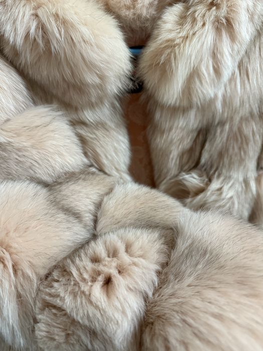 Песцовая шуба женская