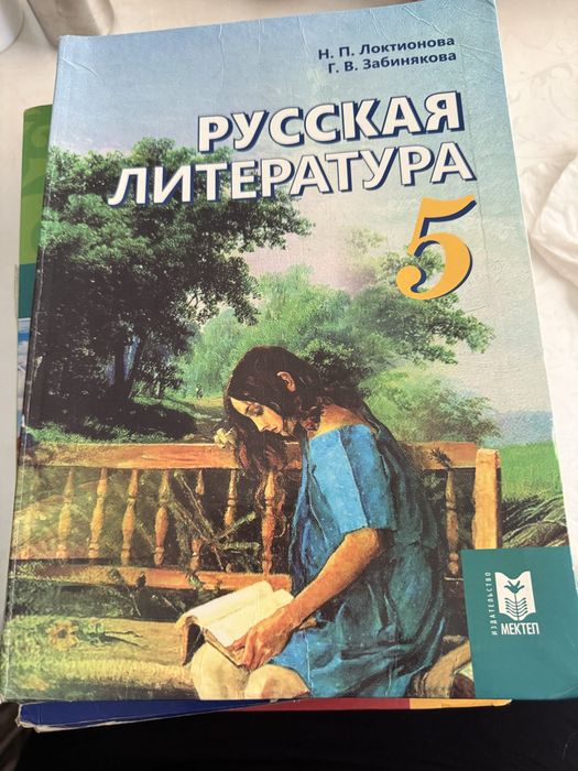Книга русская литература пятого класса Алматы Мектеп 2017